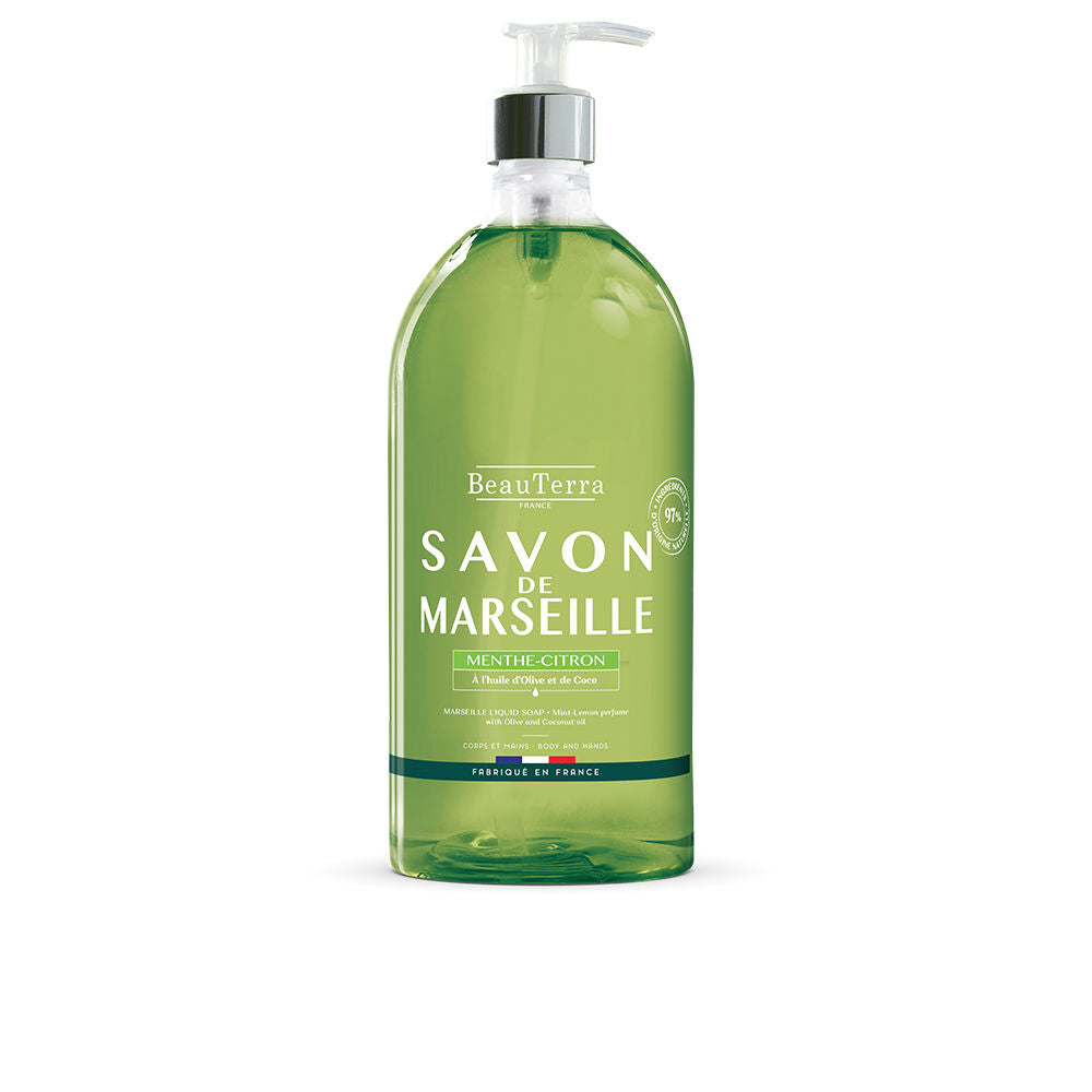 Beauterra Marseille Mint-Lemon Soap 1000 Ml - Salevare.com