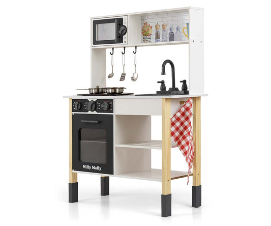 Astrid Black Wooden Kitchen