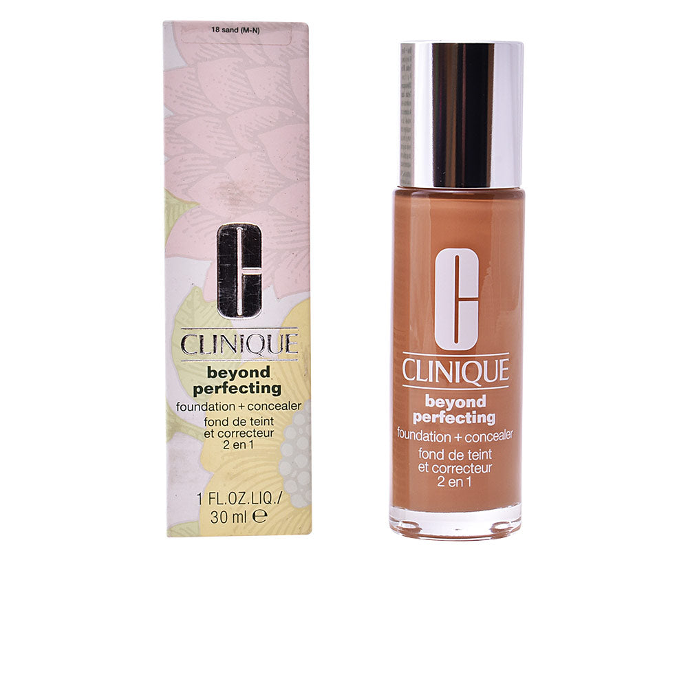 Clinique Beyond Perfecting Foundation + Concealer #18-Sand - Salevare.com