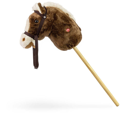 Hobby Stick Horse Dark Brown