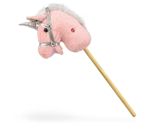 Hobby Horse on a Stick Light Pink