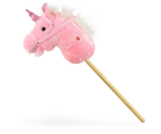 Hobby Horse on a Stick Pink