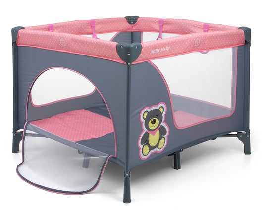 Fun Pink Bear Playpen