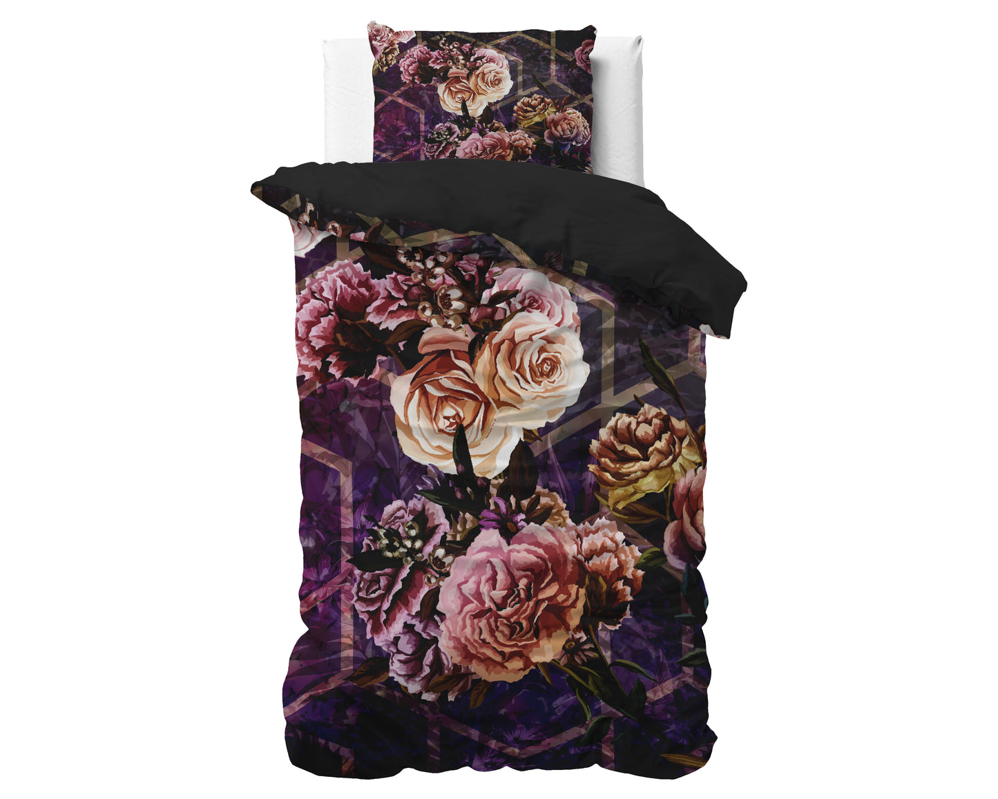 Duvet Cover Set Marise Purple 140 x 200/220