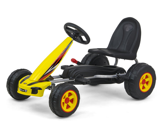 Milly Mally Pedal Go-Kart Viper Yellow