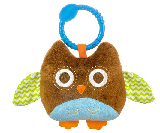 Milly Mally Plush hanging toy - Happy owl - 2552 BROWN