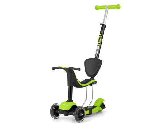 Milly Mally Ride On/Scooter 3in1 Little Star Green