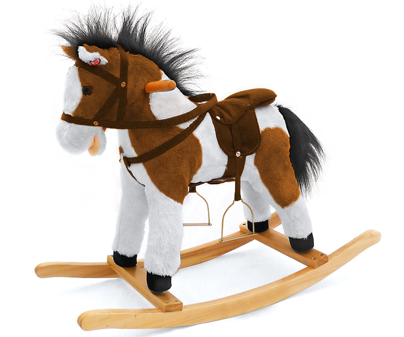 Milly Mally Rocking Horse Patch Dark Brown
