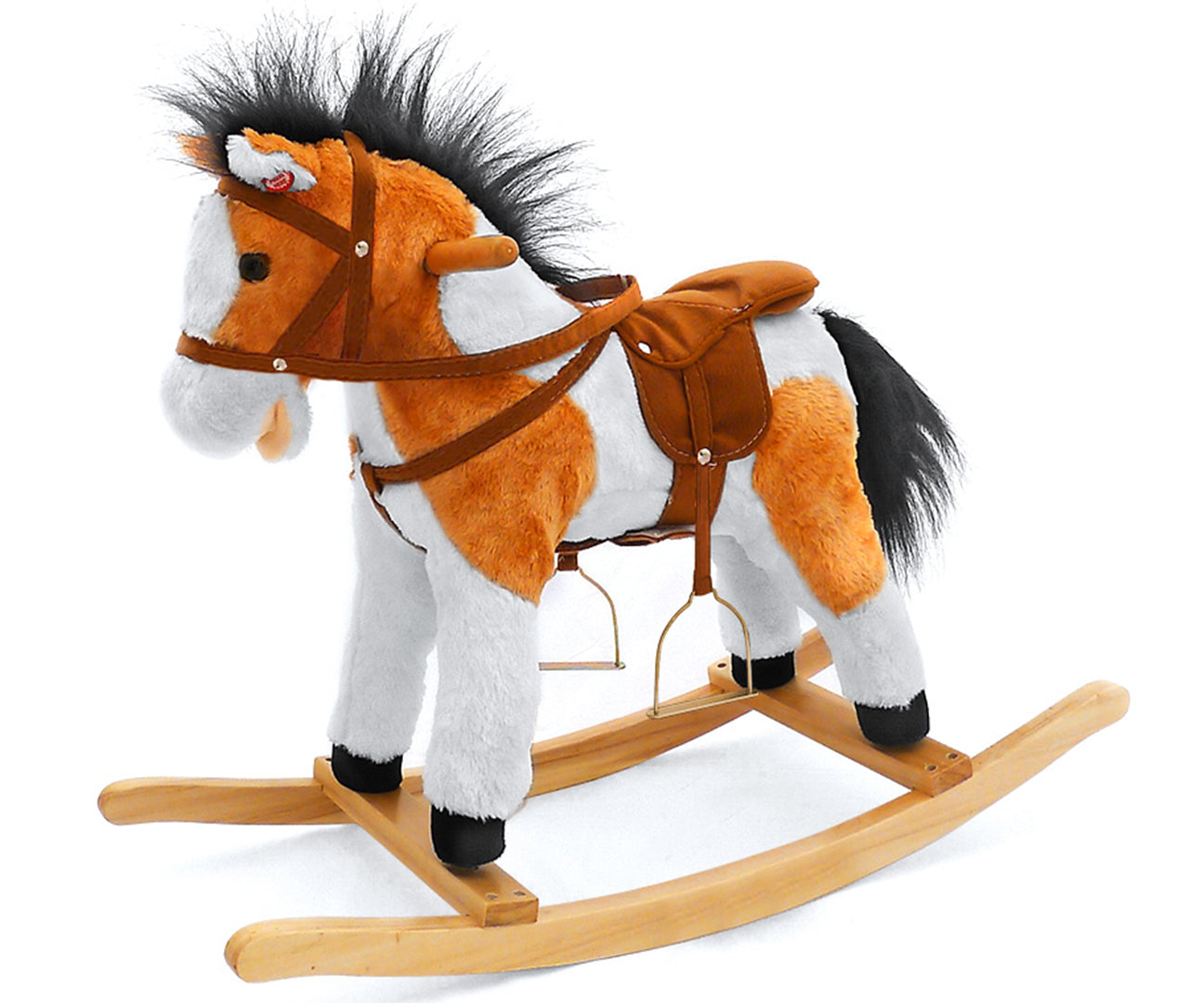 Milly Mally Rocking Horse Patches Light Brown