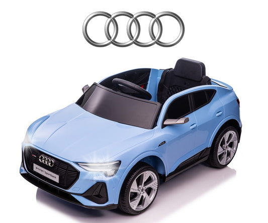 Audi E-Tron Sportback 4x4 Blue battery-powered vehicle