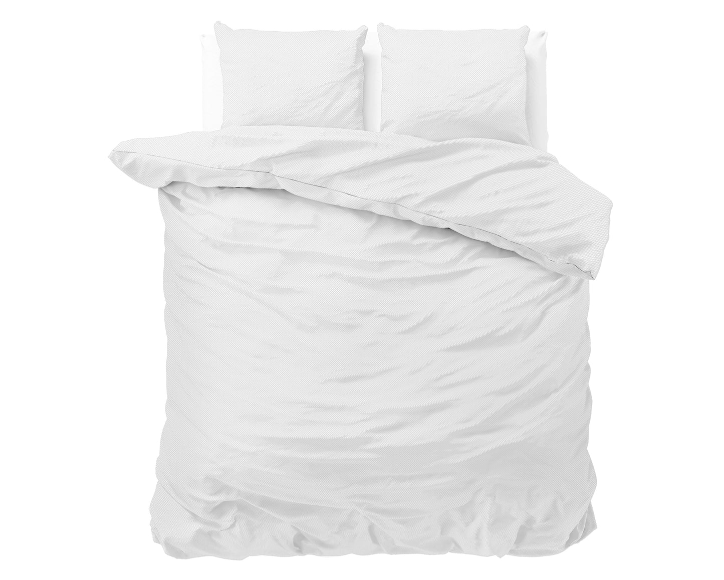 Duvet Cover Set Satin Point White 240 x 220