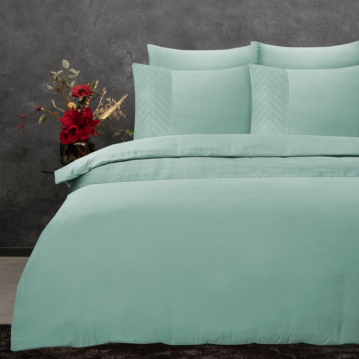 Duvet Cover Set Valencia Mint green 240 x 220