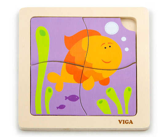 Viga 50144 Handy Flat Puzzle - Fish