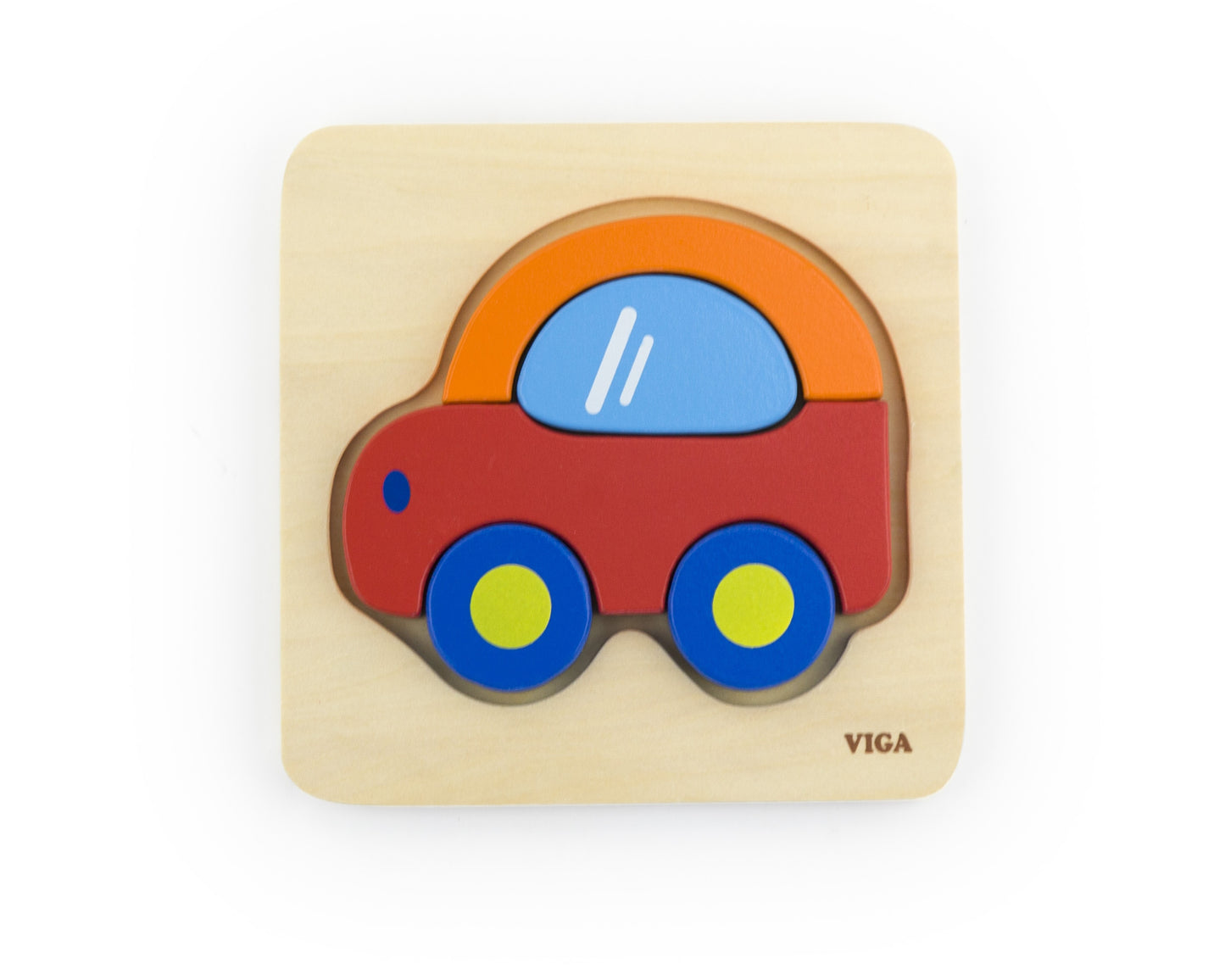 Viga 50172 Handy Block Puzzle - Car