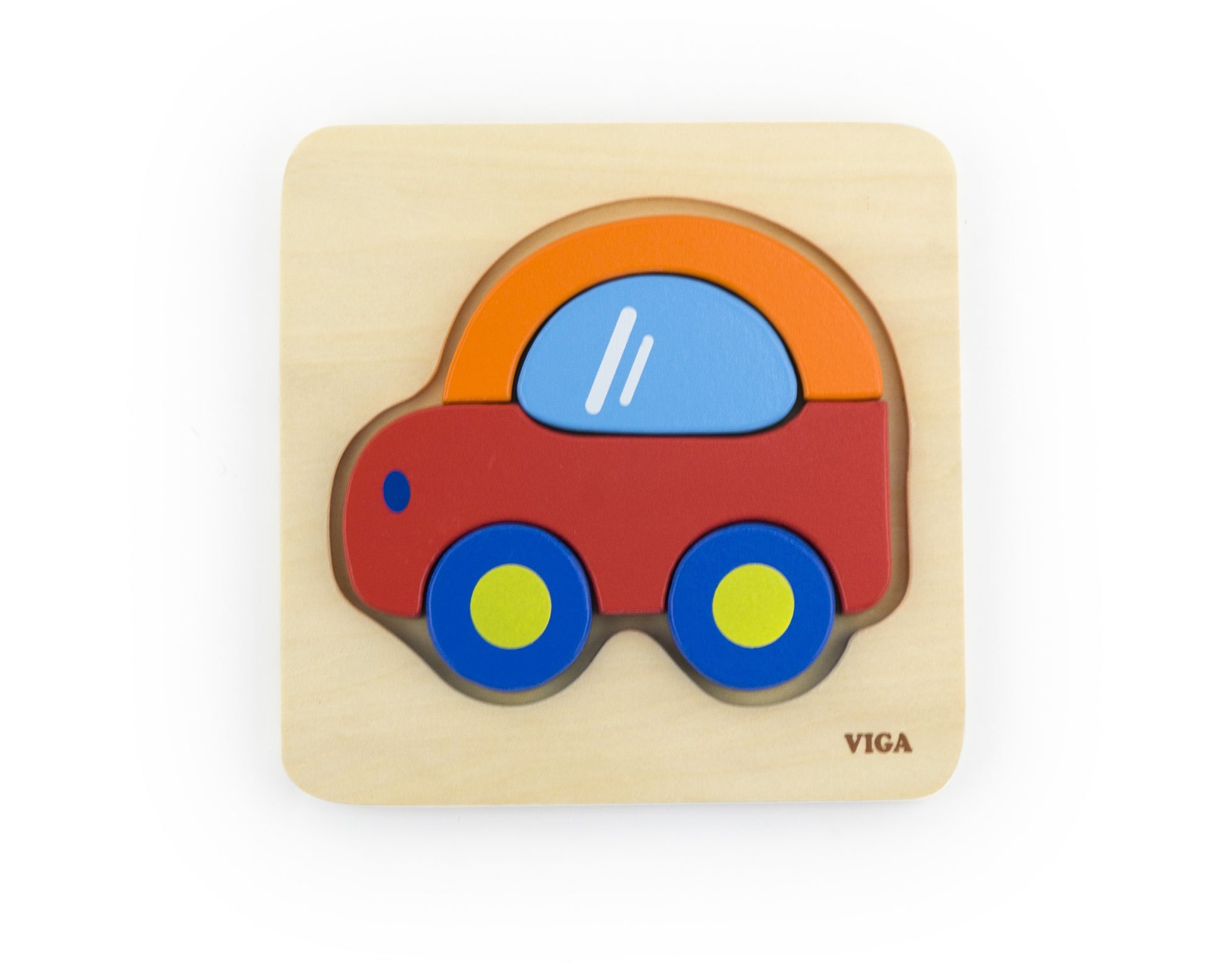 Viga 50172 Handy Block Puzzle - Car