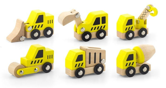 Viga 50541 Construction Vehicles 6Pcs Set