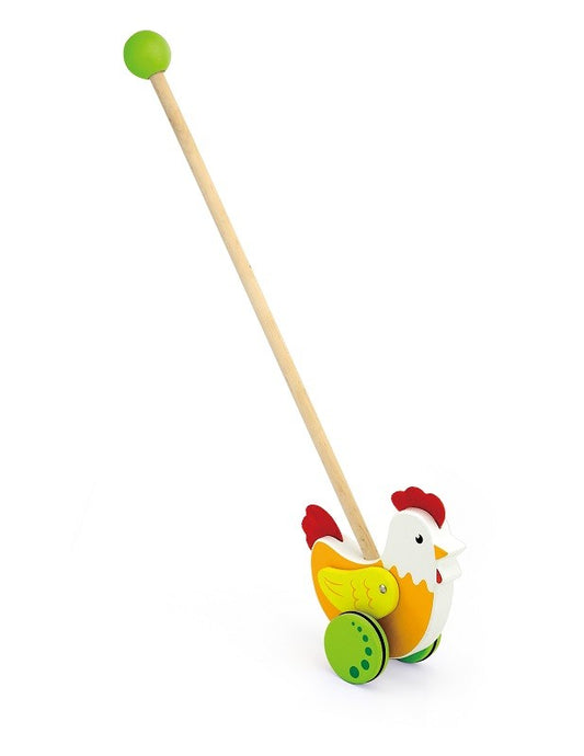 Viga 50964 Push Toy-Rooster