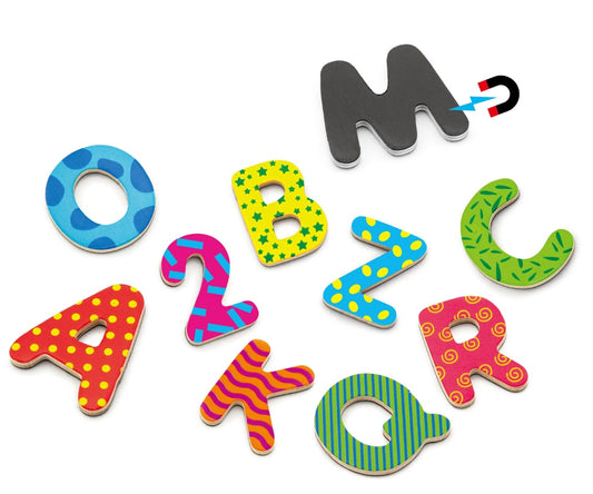 Viga 59429Vg Colorful Magnetic Letters & Numbers 77 Pcs