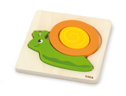 Viga 59931 Shape Block Puzzle - Snail