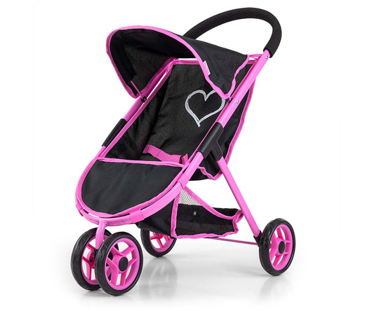 Susie Prestige Black Doll Pram