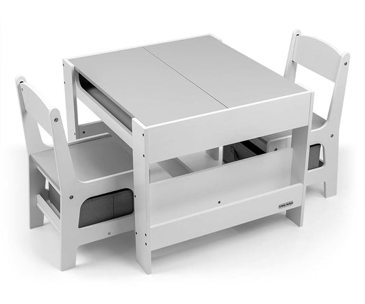 Furniture set - Sven Plus White table and two chairs