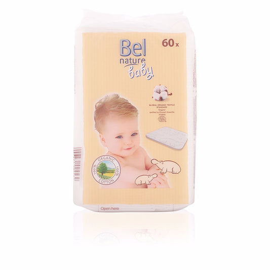 NATURE ECOCERT maxi discos bebé algodón 100% orgánico 60 pz
