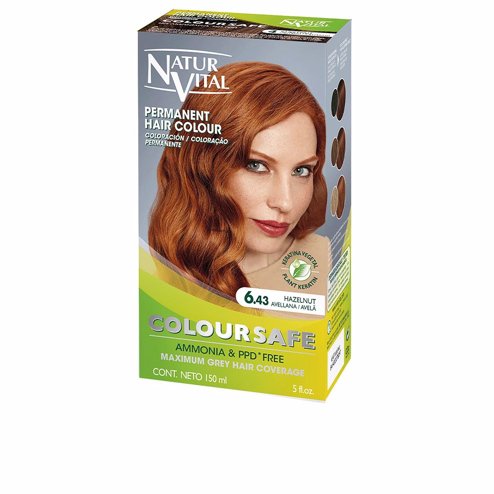 COLOURSAFE permanent dye #6.43-hazelnut
