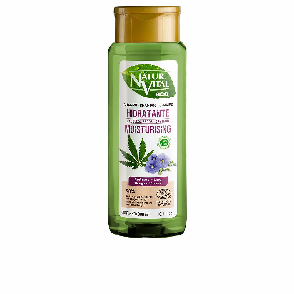 ECO MOISTURIZING hemp and flax shampoo 300 ml