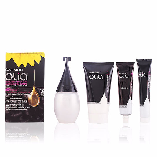 OLIA coloración permanente sin amoniaco #1.0-negro 1 u