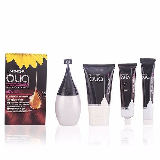 OLIA coloración permanente sin amoniaco #5.5-caoba 1 u