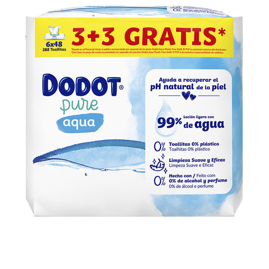 PURE TOTAL CARE 99% water wet wipes 288 units