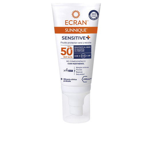 ECRAN SUNNIQUE SENSITIVE facial SPF50+ 50 ml