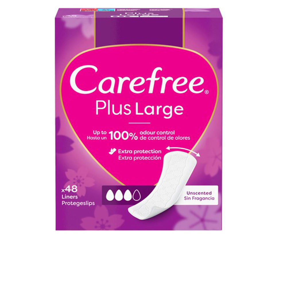 CAREFREE PLUS LARGE fragrance-free protector 48 u