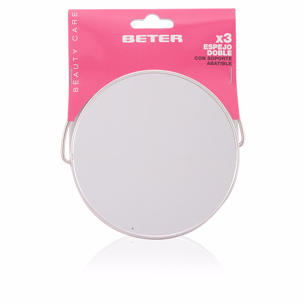 Double metal MIRROR x3 with folding support 12.2 cm 1 unit