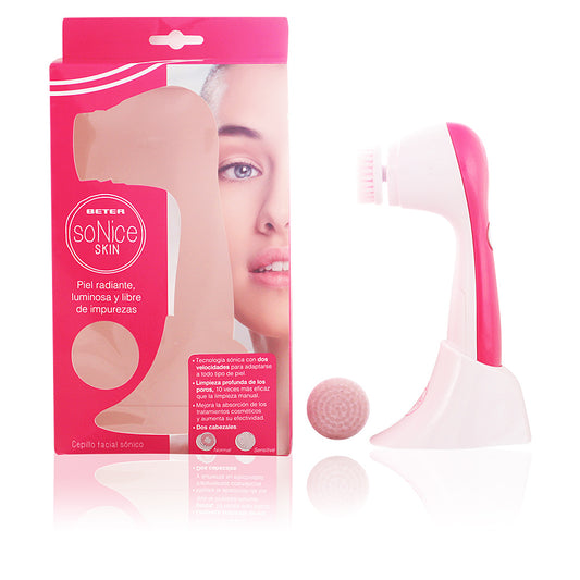 SONIC FACIAL BRUSH SO NICE SKIN +2 HEADS 3 pcs