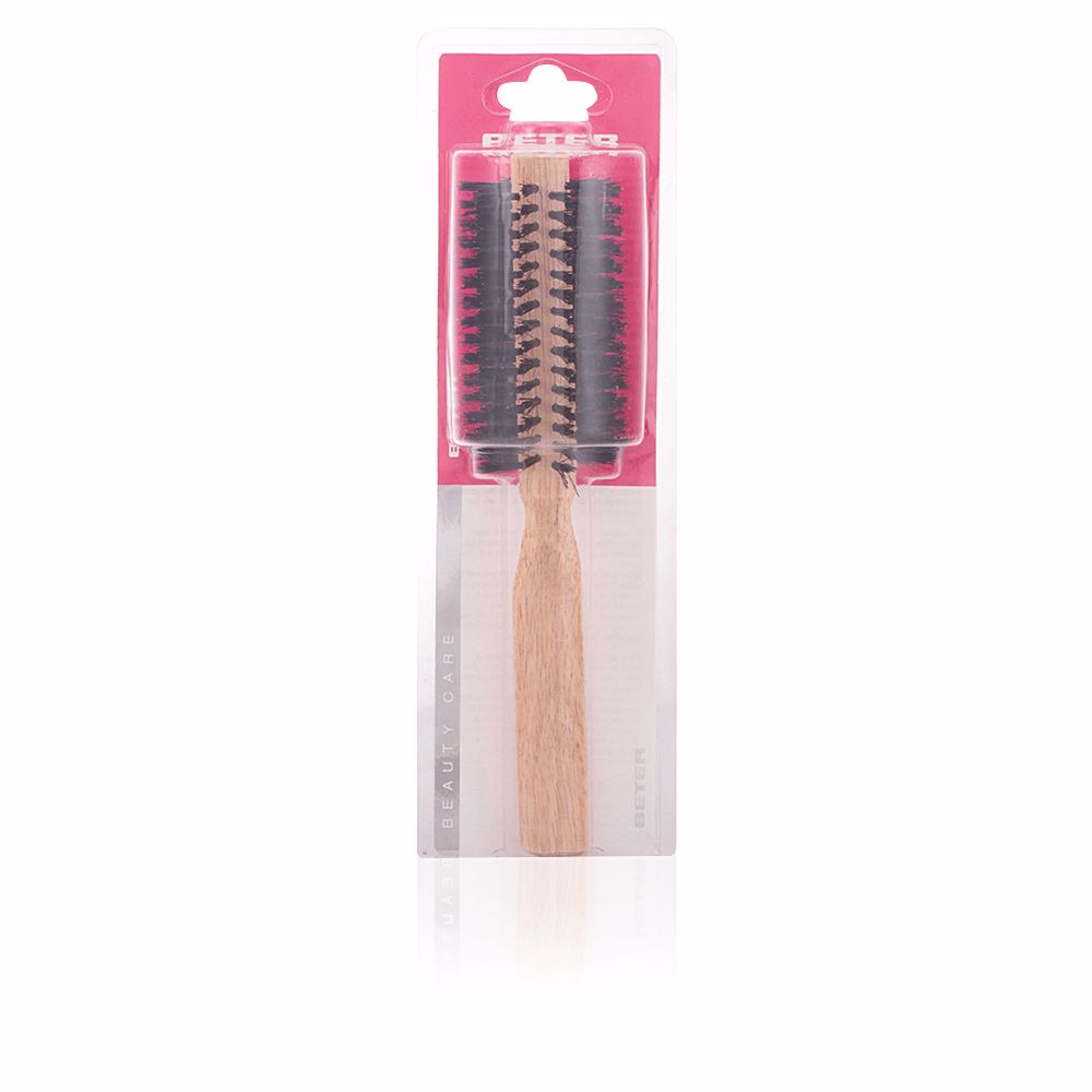 ROUND BRUSH mixed bristles Oak wood handle 45 mm 1 unit
