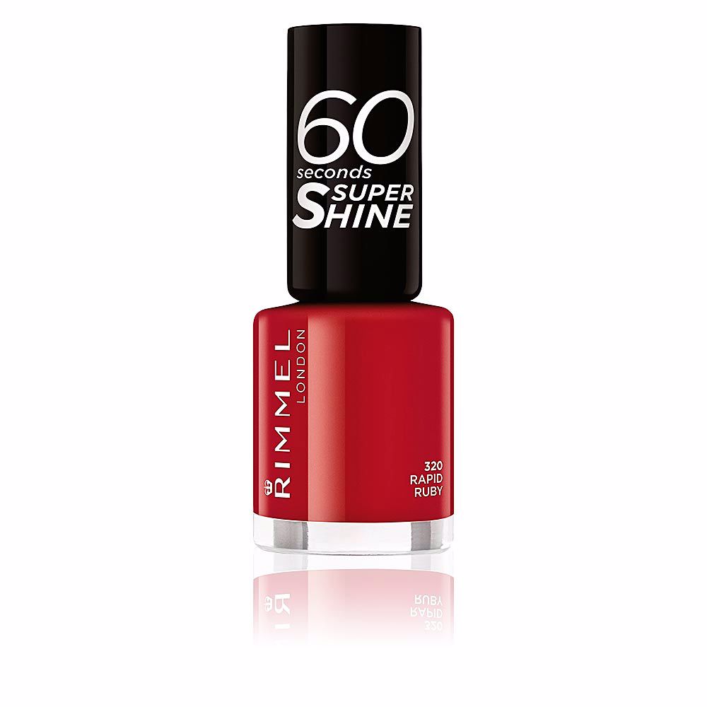 60 SECONDS SUPER SHINE nail polish #320-rapid ruby 8 ml