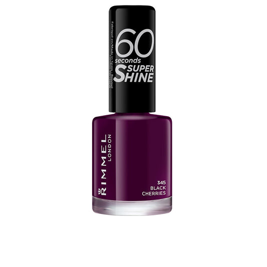 60 SECONDS SUPER SHINE nail polish #345-black cherries 8 ml