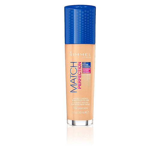 MATCH PERFECTION foundation #102 -light nude