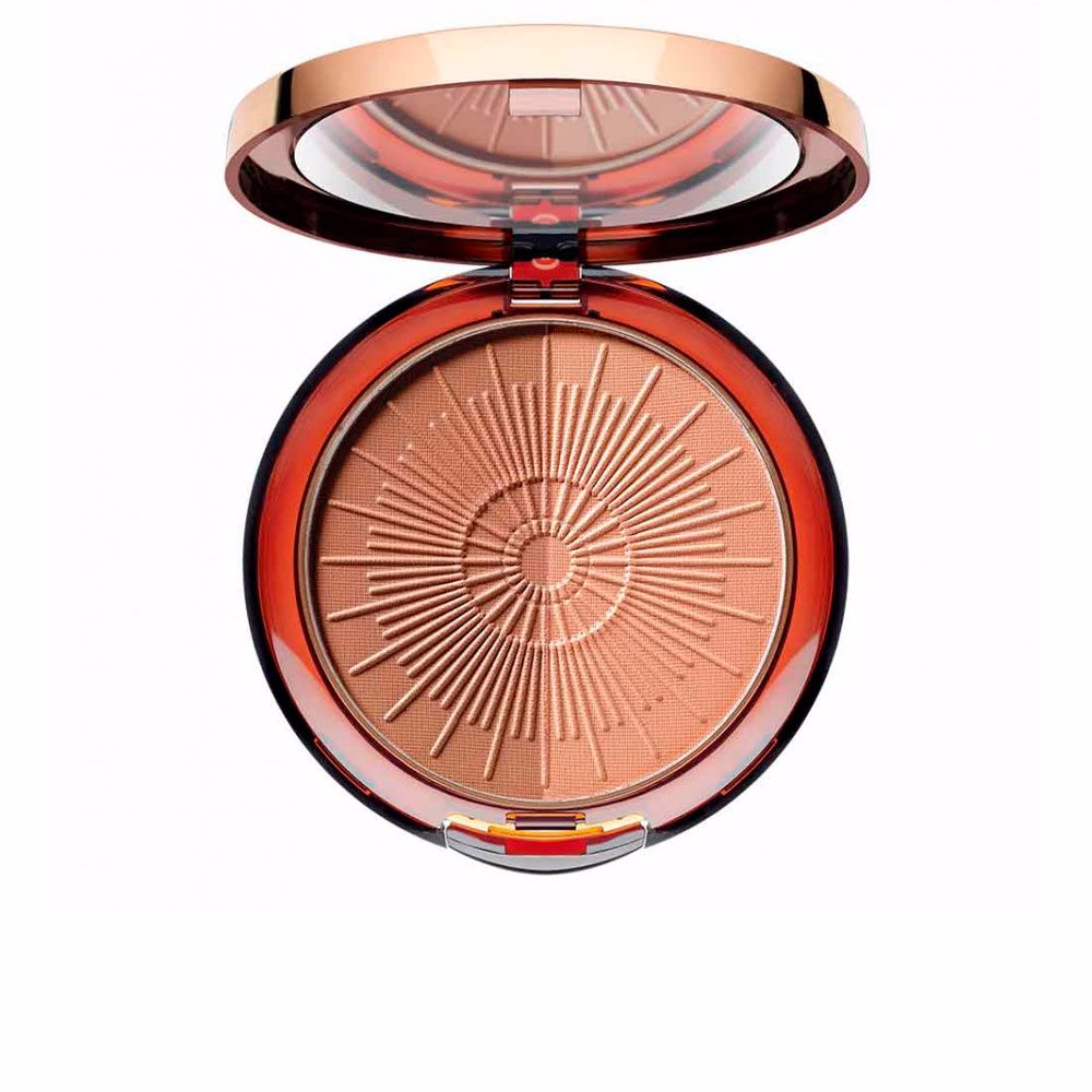 BRONZING POWDER COMPACT longlasting rechargeable #50-almond 10 gr