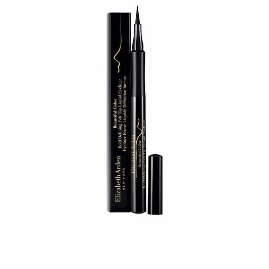 Elizabeth Arden Beautiful Color Bold Defining Felt Tip Liquid Eyeliner #Black 1,2 Ml - Salevare.com