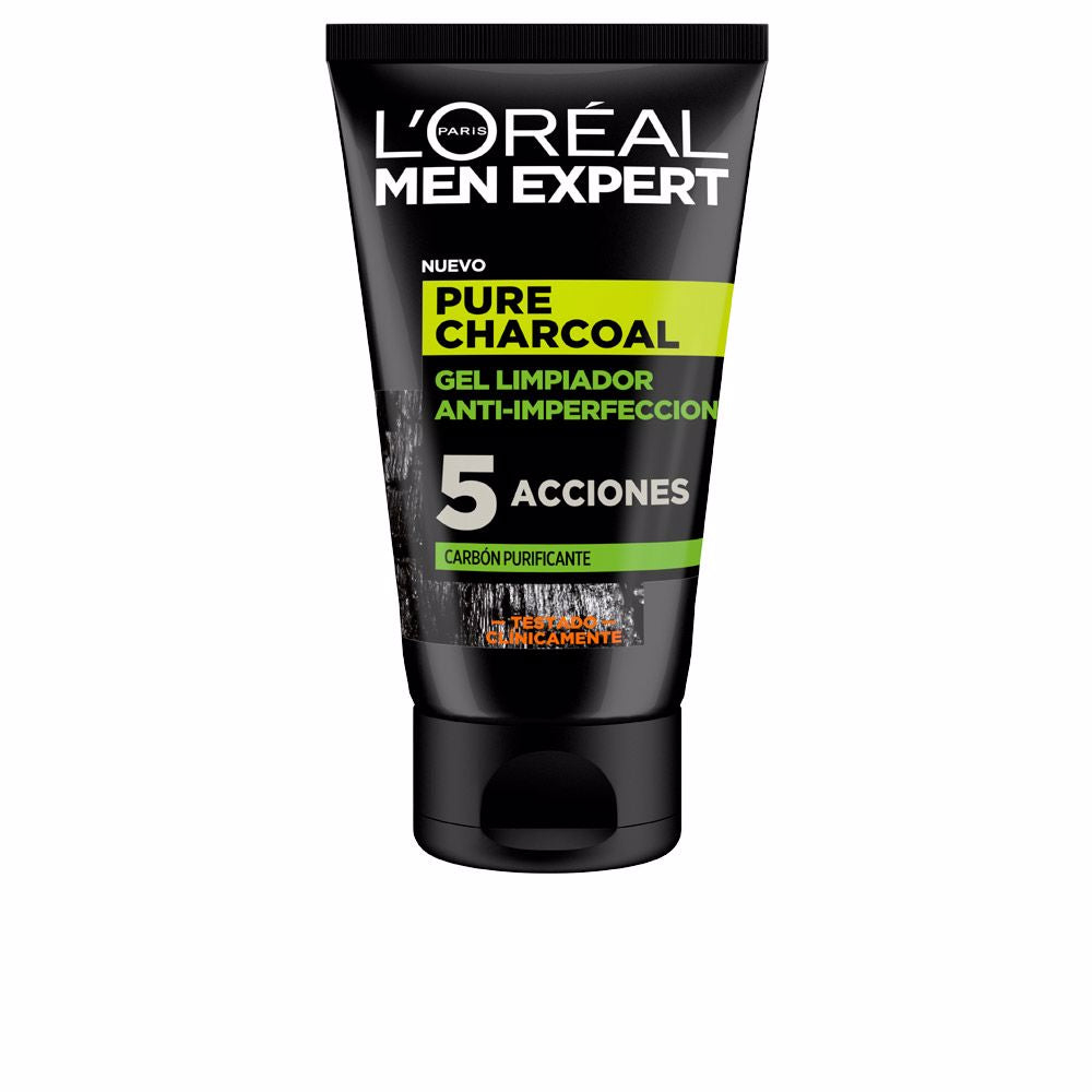 L'Oréal Paris Men Expert Pure Charcoal Gel Limpiador Purificante 100 Ml - Salevare.com
