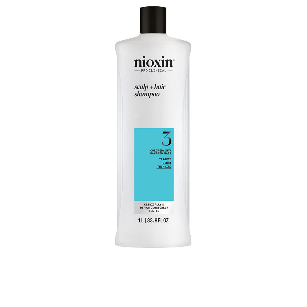 SYSTEM 3 - Shampoo - Dyed and Damaged Hair with Mild Weakening 1000 ml
