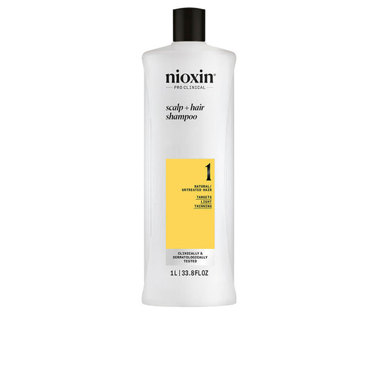 SYSTEM 1 - Shampoo - Natural Hair with Mild Weakening 1000 ml