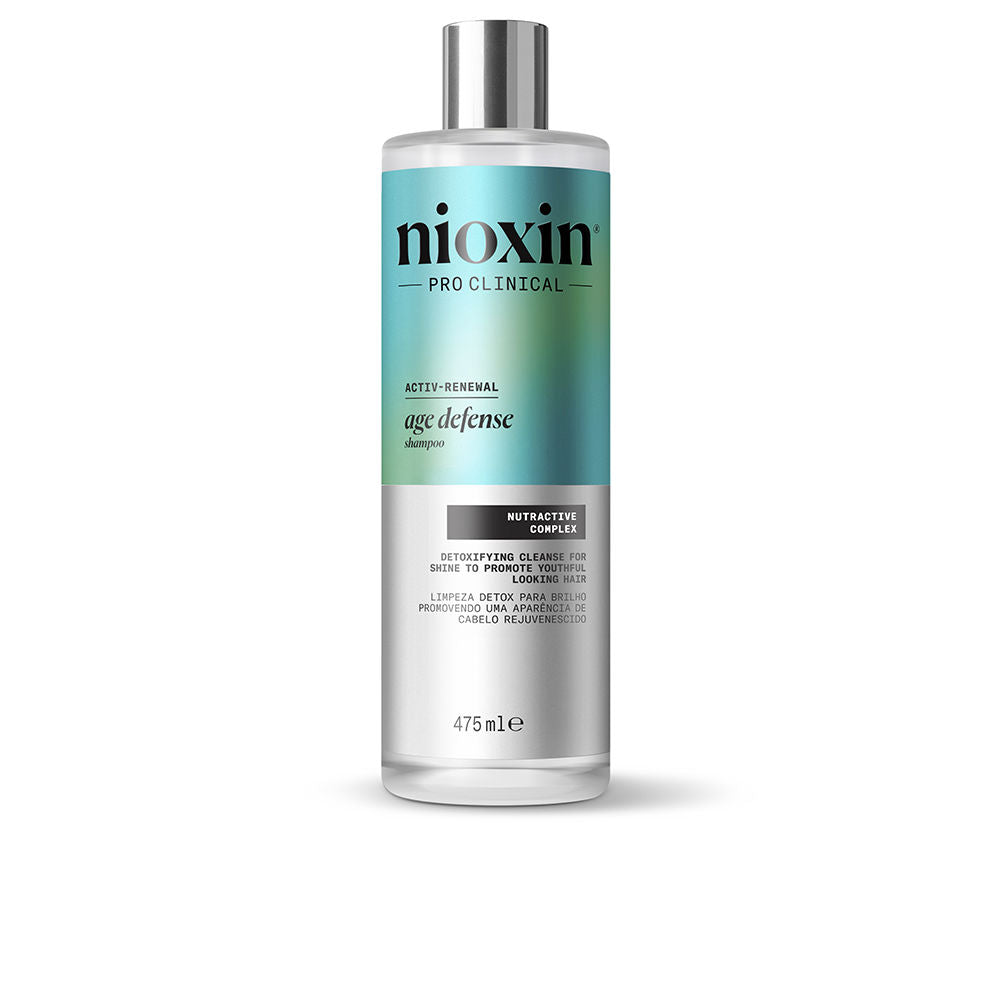 AGE DEFENSE anti-aging shampoo purifies the scalp with niacinamide 475 ml