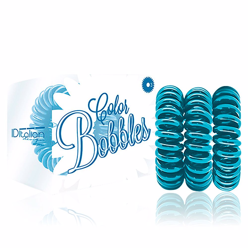 COLOR BOBBLES hair tie #turquoise 3 u