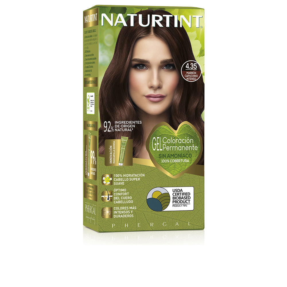 NATURTINT ammonia-free dye #4.35-Intense Cappuccino Brown 170 ml