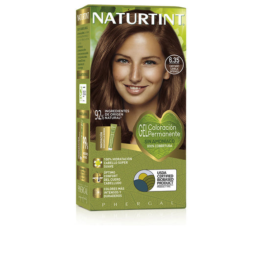 NATURTINT ammonia-free dye #6.35-Intense Cinnamon Chestnut 170 ml