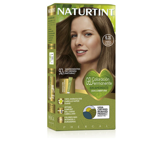 NATURTINT ammonia-free dye #6.31-Intense Almond Brown 170 ml