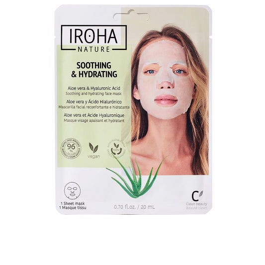 TISSUE MASK moisturizing aloe + green tea + ginseng + HA 1 u